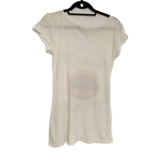 Trash & Luxury M Graphic Tee "Glamour is the Dr*g" Short Sleeve Vintage Y2K Lips - Picture 2 of 10